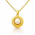 Necklace, 18K Gold Plated Steel